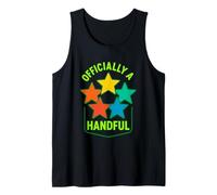 Officially A Handful Funny Parent Stars Tank Top