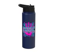 Officially A Handful Gamers Retro Y2K Cyber Hand Party Stainless Steel Insulated Water Bottle