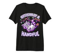 Officially a Handful Kids Funny Raccoon Cookie Birthday 2026 Premium T-Shirt