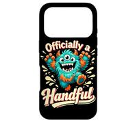 Officially a Handful Kids Funny Three Eyed Monster Birthday Case for iPhone 17 Pro