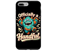 Officially a Handful Kids Funny Three Eyed Monster Birthday Case for iPhone 7 Plus/8 Plus