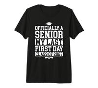Officially A Senior Class of 2027 Last First Day Graduation Premium T-Shirt