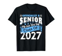 Officially A Senior My Last First Day Class 2027 Back School T-Shirt