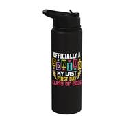 Officially A Senior My Last First Day Class of 2025 Stainless Steel Insulated Water Bottle