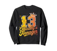 Officially A Teenager 13th Birthday 13 Years Old Sweatshirt