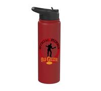Officially an Old Geezer - Old Man Official Member Stainless Steel Insulated Water Bottle