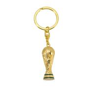 Officially Authorized 2026 FIFA World Cup Soccer Edition - 1.7 inch 3D Rotating FIFA Trophy Keychain - Collector’s Edition Item - Premium Zinc Alloy & Acrylic; Perfect for Keys, Gym Bags & Backpacks