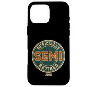 Officially Easing Into Retirement 2026 Vintage Case for iPhone 16 Pro Max