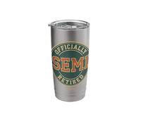 Officially Easing Into Retirement 2026 Vintage Stainless Steel Insulated Tumbler