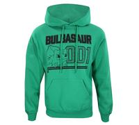 Officially Licenced Pokemon Bulbasaur Line Art Hoodie Kelly Green