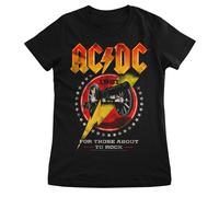 Officially Licensed AC/DC - 1981 For Those About To Rock Women T-Shirt