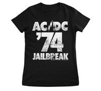 Officially Licensed AC/DC - '74 Jailbreak Women T-Shirt