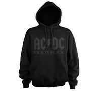 Officially Licensed AC/DC - Back In Black Hoodie