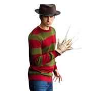 Officially Licensed Adult Freddy Krueger Sweater Iconic Nightmare on Elm Street Costume