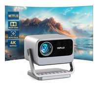 【Officially-Licensed APP & Dolby Audio】Smart 4K Projector, Auto Focus & Keystone, VOPLLS 700 ANSI Full HD 1080P WiFi 6 Bluetooth Portable Projector, 60Hz Home Cinema Projectors for iOS/Android/Outdoor