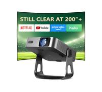 【Officially-Licensed APP & Thinnest Design】Mini Projector 4K with Auto Focus & Keystone, VOPLLS 1100ANSI WiFi Bluetooth 1080P FHD Portable Projector, Smart Moive Projectors for Bedroom/Outdoor/Phone