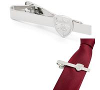 Officially Licensed Arsenal FC Silver Plated Crest Tie Slide Clip- in Gift Box (50mm)