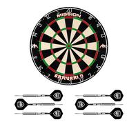 Officially Licensed Arsenal Football Club Steel Tip Brass Darts X 2 Sets With Ultra Thin Wire Dartboard