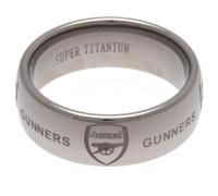 Officially Licensed Arsenal Super Titanium Band Ring Size Large | Titanium Arsenal FC ring • Officially licensed club merchandise • Ideal gift for fans of all ages