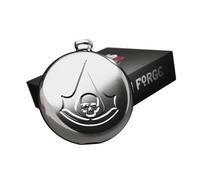 Officially Licensed Assassin's Creed Black Flag Hipflask - Official Merchandise. Assassin's Creed Stainless Steel Hip Flask Gift Set with 2X 30ml Stainless Steel Shot Glasses & 1x Filling Funnel