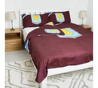 The Gift Scholars Officially Licensed Aston Villa FC Double Bedding Set - Reversible and Includes Pillowcase - Perfect for Kids - For Villans