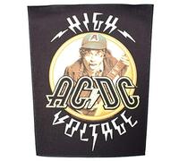 Officially Licensed Back Patch AC/DC HIGH VOLTAGE Giant Jacket Patch
