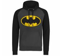 Officially Licensed Batman Signal Logo Baseball Hoodie S-XXL Sizes