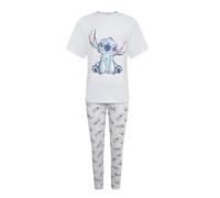 Officially Licensed Blue Disney Stitch Night Night Girls Pyjama Set | Fully Cotton Short Character PJ Set | A for all Lilo & Stitch Fans