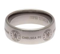 Officially Licensed Chelsea Super Titanium Band Ring Size Small | Titanium Chelsea FC ring • Officially licensed club merchandise • Ideal gift for fans of all ages