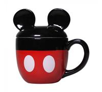 Disney Mickey & Friends Shaped 3D Mug with Lid - Mickey Mouse Kitchen Accessories Gift