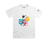 Officially Licensed Colourblocks Group II Kids T-Shirt (White, XL)