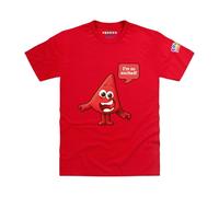 Officially Licensed Colourblocks Red I'm So Excited Kids T-Shirt (Red, S)