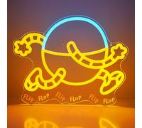 Officially Licensed Dog Man's 80-HD LED Neon Sign - Vibrant Kids’ Bedroom & Game Room Wall Decor, Safe Movie-Themed Gift for Fans Christmas/Birthday (14x11.2 Inches)