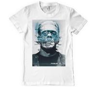 Officially Licensed Frankenstein Bad Signal T-Shirt (White), Small