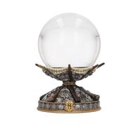 Nemesis Now Officially Licensed Harry Potter Wand Crystal Ball & Holder 16cm, Resin, Silver