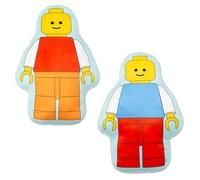 Officially Licensed LEGO® Shaped Cushion Pillow | Colourblock Design | Super Soft | Reversible LEGO® Figure Shaped Pillow | Perfect For Bedroom Or Living Room Décor