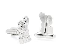 Officially Licensed Liverpool FC Official Silver Plated Liverbird Crest Cufflinks in Presentation Gift Box