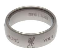 Officially Licensed Liverpool Super Titanium Band Ring Size Small | Titanium Liverpool FC ring • Officially licensed club merchandise • Ideal gift for fans of all ages