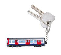 Officially Licensed London Underground Tube Train Keyring with metal keychain - Iconic British souvenir gift to attach to keys, backpacks and luggage - Transport for London