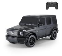 Officially Licensed Mercedes Benz G63 AMG RC Car, 1:24 Scale, Black - Remote Controlled with Front Wheel Shock Absorbers, Suitable for Indoor and Outdoor Play