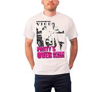 Officially Licensed Merchandise Miami Vice - Party´s Over Kid T-Shirt (White), X-Large