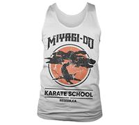 Officially Licensed Miyagi-Do Karate School Tank Top Vest Vest (White), Medium