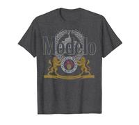Officially Licensed Modelo Classic Casual T-Shirt, Men, Dark Heather Grey, XX-Large