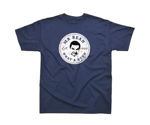 Officially Licensed Mr Bean Classic 100% Cotton Short-Sleeve Navy Children's T-Shirt Printed with Original Design on the Front. Available in Ages 1-2, 3-4, 5-6, 7-8 and 9-10 (Age 9-10)