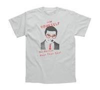 Officially Licensed Mr Bean Classic 100% Cotton Short-Sleeve Sports Grey T-Shirt Printed with Original 'Bean Yourself' Design on the Front. Available in Sizes Small, Medium, Large, XL and XXL