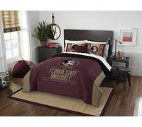 Officially Licensed NCAA Florida State Seminoles Modern Take Full/Queen Comforter and 2 Sham Set