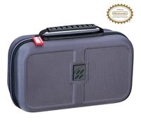 Officially Licensed Nintendo - Super Nintendo Entertainment System Carrying Case - Protective Deluxe Travel System Case - Grey Ballistic Nylon Exterior - Official Nintendo Licensed Product