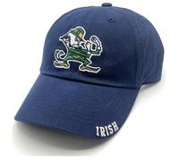 Officially Licensed Notre Dame Classic Edition Navy Blue Hat Adjustable Relaxed Fit Primary University Team Logo Baseball Sports Cap
