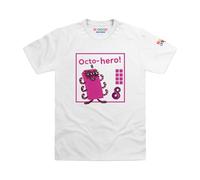 Officially Licensed Numberblocks Eight - Octo-Hero! Kids T-Shirt