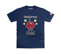 Officially Licensed Numberblocks - Number one Dad Adults T-Shirt (Navy, XL)